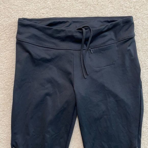 Champion black cropped drawstring leggings small - Picture 5 of 14